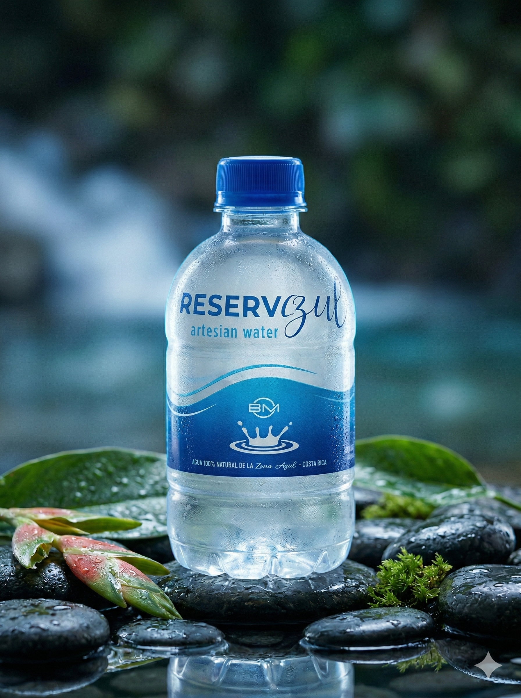 Reserva Azul bottle contact